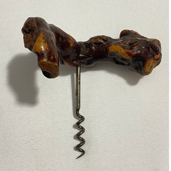 Rustic Driftwood Handle Corkscrew – Unique Handmade Bar Tool - Picture 1 of 7